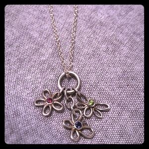 Tiffany and co flower butterfly dragonfly pendant